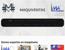 Tablet Screenshot of maquiventas.com